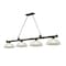 Z-Lite Cordon 4 Light Billiard, Bronze & White Linen 2306-4BRZ-DWL14 - alternate 1
